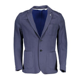 Gant Blue Cotton Men Jacket